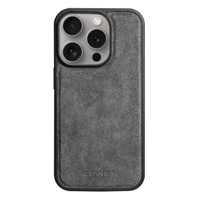 Alcanside Telefoonhoesje iPhone 16 Pro Max - Alcantara - Nardo Gray