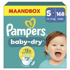 Pampers Luiers Baby Dry - Maat 5+ - 168 stuks