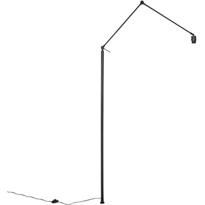 QAZQA Vloerlamp Editor - 190 cm - Zwart