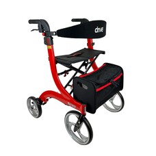 Drive Rollator Nitro Premium - Medium - Rood