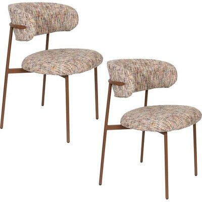 Housecraft Living Eetkamerstoelen Claes - Set van 2 - Beige