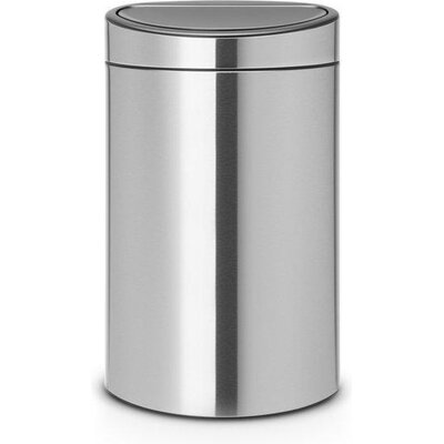 Brabantia Prullenbak Touch Bin 40L - Matt Steel