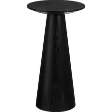 Kwantum Bijzettafel Cone - 60x35 cm - Zwart