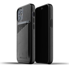 Mujjo Telefoonhoesje iPhone 12 Mini - Zwart