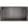 Wiesbaden Inbouwnis 30x60x7 cm - Gunmetal
