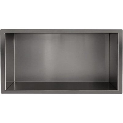 Wiesbaden Inbouwnis 30x60x7 cm - Gunmetal