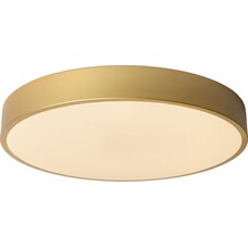 Lucide Plafondlamp Unar - Ø39,5 cm - Goud/Messing