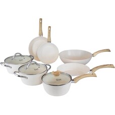 Cook & Pan Pannenset Go Ivory - 7-delig - Creme
