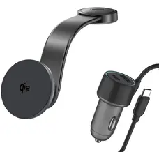 4smarts Autohouder Qi2 Oplaadset