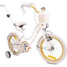 Sun Baby Kinderfiets Heart Bike - 16 Inch - Wit/Goud