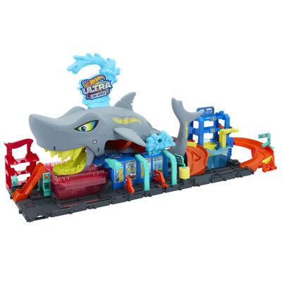 Hot Wheels Racebaan - Ultra Shark Car Wash
