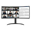 LG Monitor 34" - QHD Curved Ultrawide - 34WR55QK-B