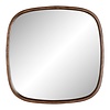 Housecraft Living Wandspiegel Nyko - 50x50x5cm - Bruin