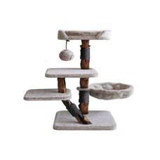 Adori Krabpaal Abby - 48x48x99 cm - Bruin/Wit