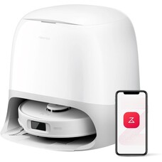 Roborock Robotstofzuiger Qrevo Curv S5X - Wit