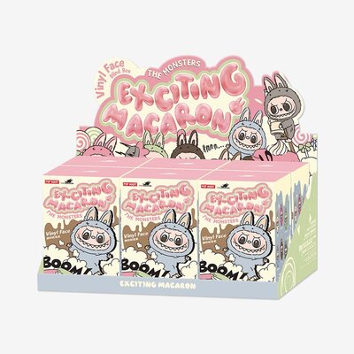 Pop Mart Labubu Verzamelbox - Exciting Macaron - 6 stuks