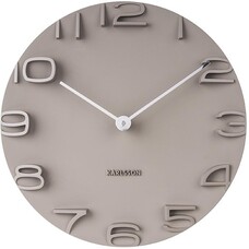 Karlsson Wandklok On The Edge - Ø42cm - Warm Grijs