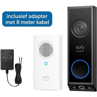 Eufy Video Deurbel met Chime - E340