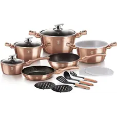 Berlinger Haus Pannenset 18-delig - Roségoud