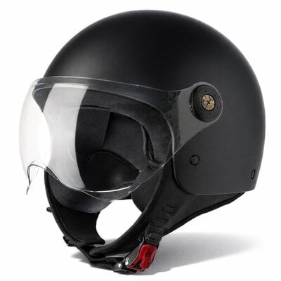 Vinz Motorhelm Duoro - Maat XS - Matzwart