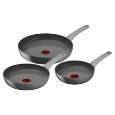 Tefal Pannenset 3-delig - Renew ON - Zwart