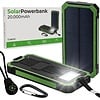 iSetchi Solar Powerbank 20000 mAh - Groen