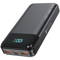 Siltcon Powerbank 30000 mAh - Zwart