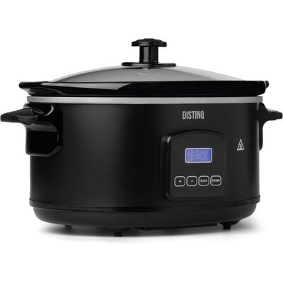 DistinQ Slowcooker 6L - Zwart