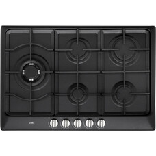 Etna Gaskookplaat Inbouw 75cm - KG775ZTA_BK - Zwart