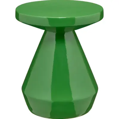 Home Essentials Bijzettafel Povo - 33x33x40 cm - Groen