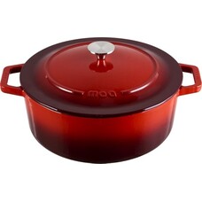 MOA Gietijzeren Braadpan 7,2L - Rood