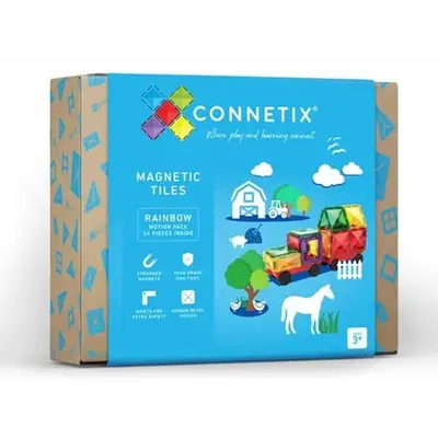 Connetix Magnetische Tegels Motion Set - 24 Stuks