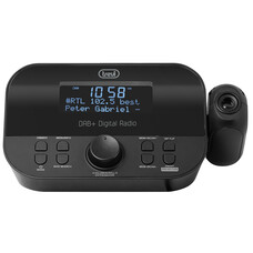 Trevi Wekkerradio RC 85D8 - Zwart