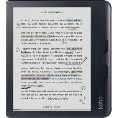 Kobo E-Reader Libra Colour - 7 inch - 32GB - Zwart