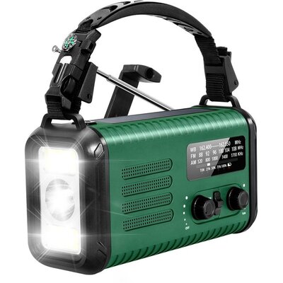 NovaWare Noodradio Solar - Groen