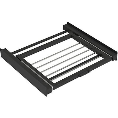 Wasophoogte Stapelkit Connect - met Droogrek - Zwart