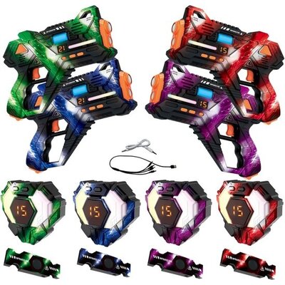 Savorelle Lasergame Set - voor 4 Personen