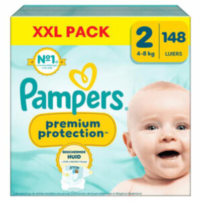 Pampers Luiers Premium Protection - Maat 2 - 148 stuks