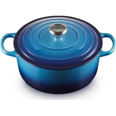 Le Creuset Braadpan Signature - 26 cm - Blauw