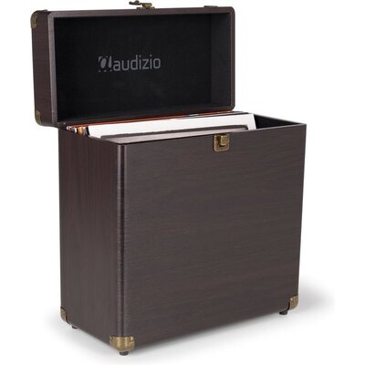 Audizio Vinyl Platenkoffer RC32 - Donkerbruin