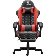 HICON Gaming Stoel Lambeth - Rood/Zwart