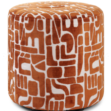 Juntoo Poef Tondo - Ø45x46 cm - Koper