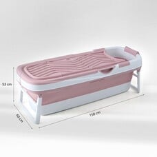 FlinQ Opvouwbaar Ligbad - Roze