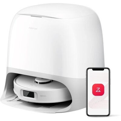 Roborock Robotstofzuiger Qrevo Curv S5X - Wit