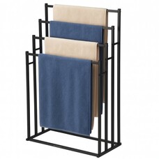 Buddley Handdoekrek - 30x60x94 cm - Zwart