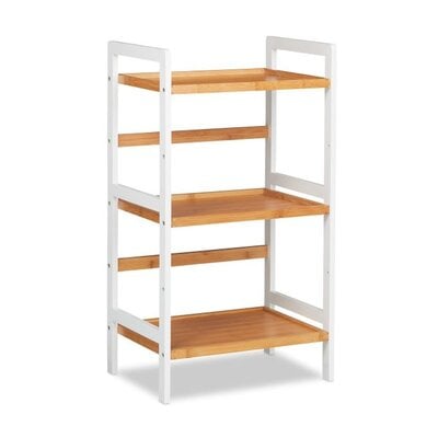 Relaxdays Badkamerrek Bamboe - 80x45x31,5 cm