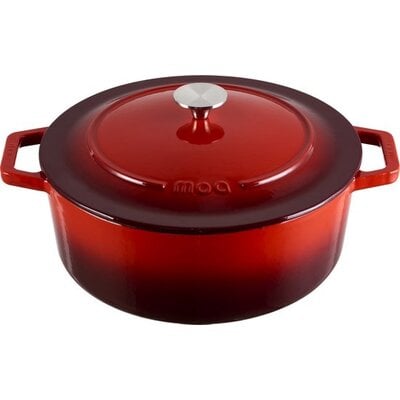MOA Gietijzeren Braadpan 7,2L - Rood