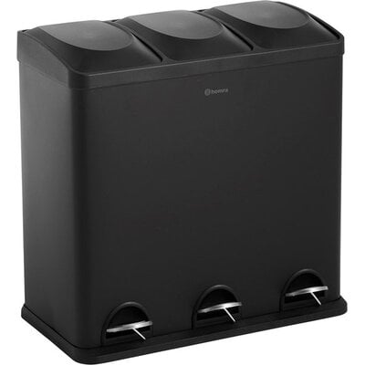 Homra Prullenbak Maxer 60L - Zwart