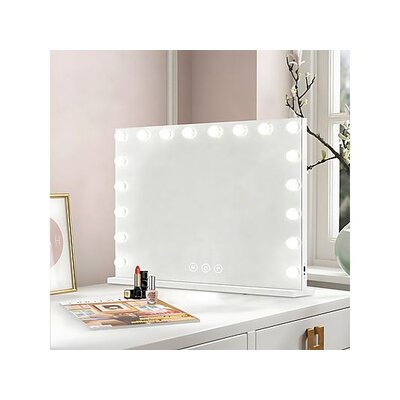 OMNIEXA Spiegel Celine - 80x60 cm - Wit
