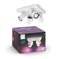 Philips Hue Spotbalk Argenta - 4-lichts - Wit